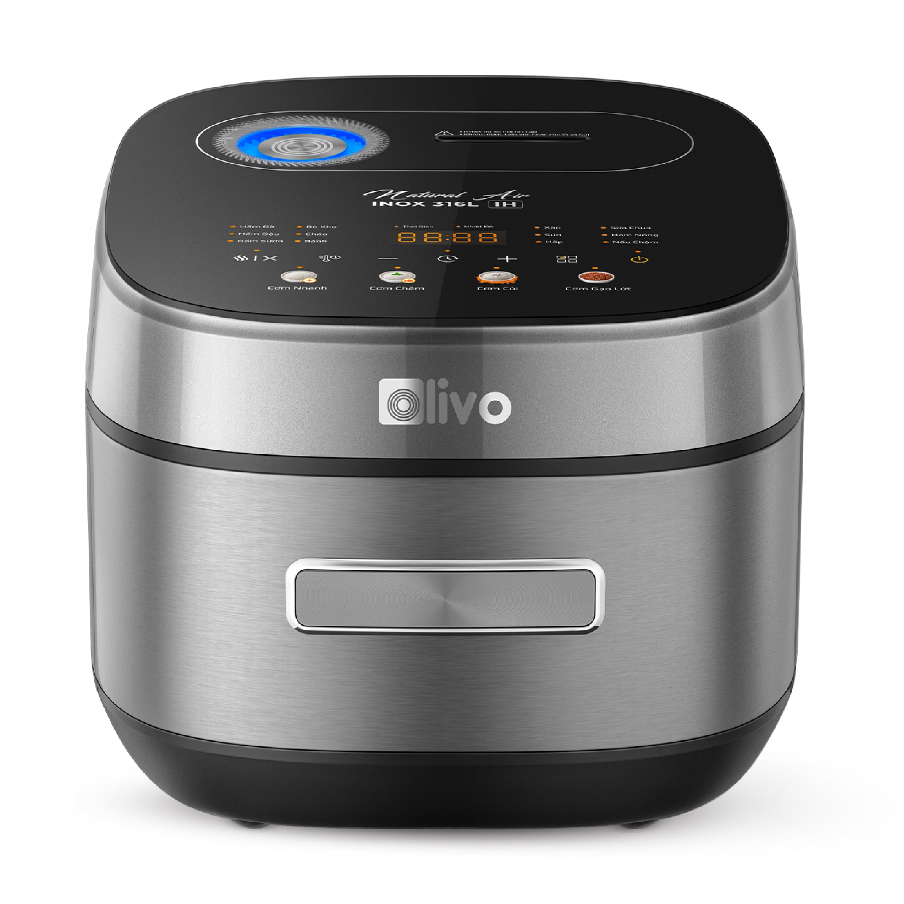 Nồi Cơm Điện Cao Tần OLIVO RC900IH – Lòng Nồi INOX 316L Cao Cấp, Công Nghệ Cao Tần Giữ Trọn Dinh Dưỡng, Bảng Điều Khiển Oled Sống Động, Hiện Đại, Cao Cấp