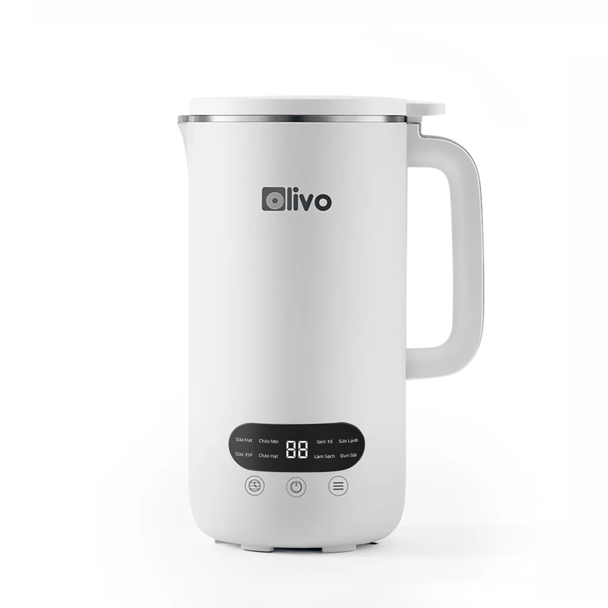 Máy Xay Nấu Đa Năng OLIVO CB1000 - Dung Tích 1L - 9 Chế Độ - Lòng Cối Inox 304 - Nắp Kính Cường Lực - Công Suất 880W - Chống Trào Hiệu Quả
