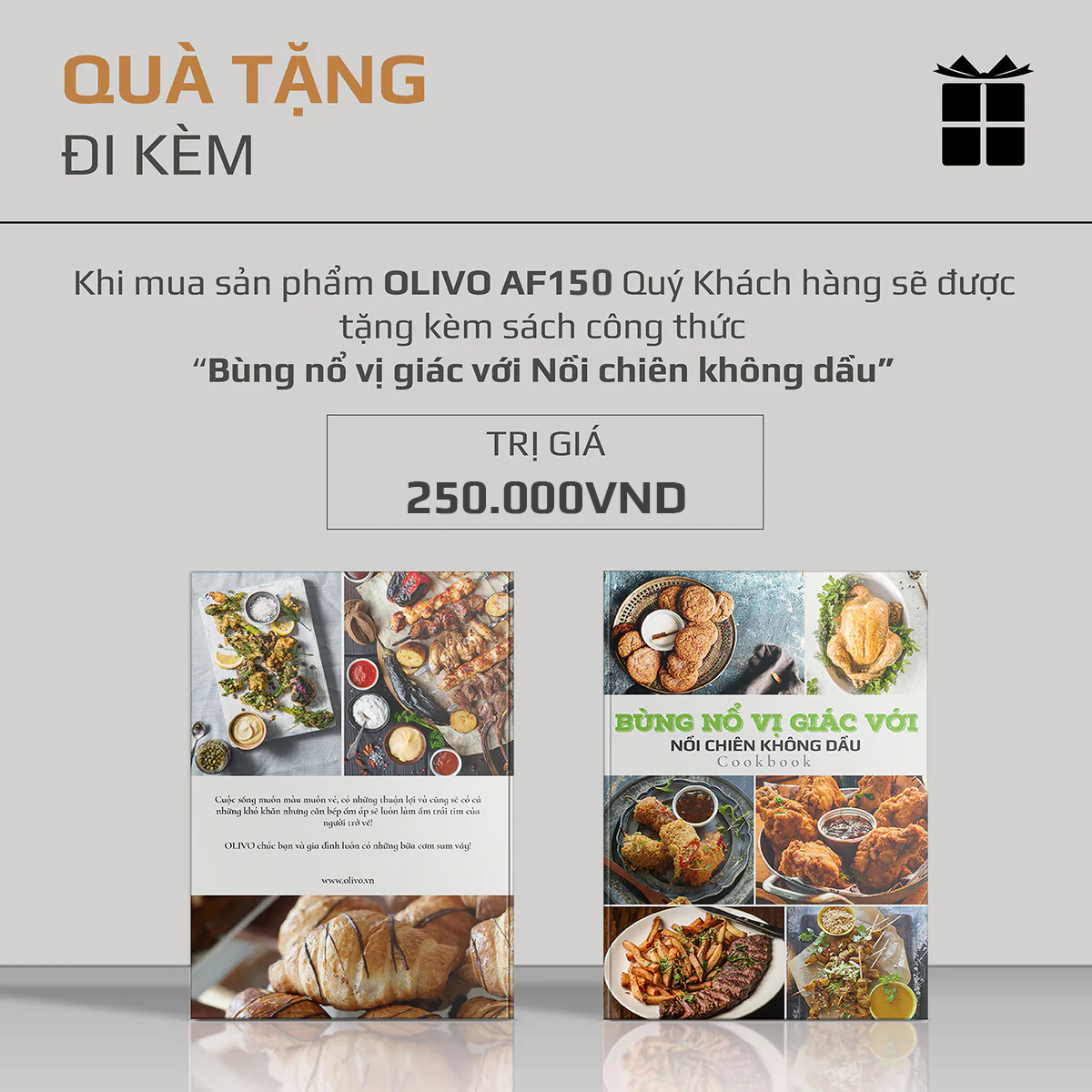Nồi Chiên Không Dầu OLIVO AF150 - 16 Chức Năng - Dung Tích 15L - Công Suất 2500W