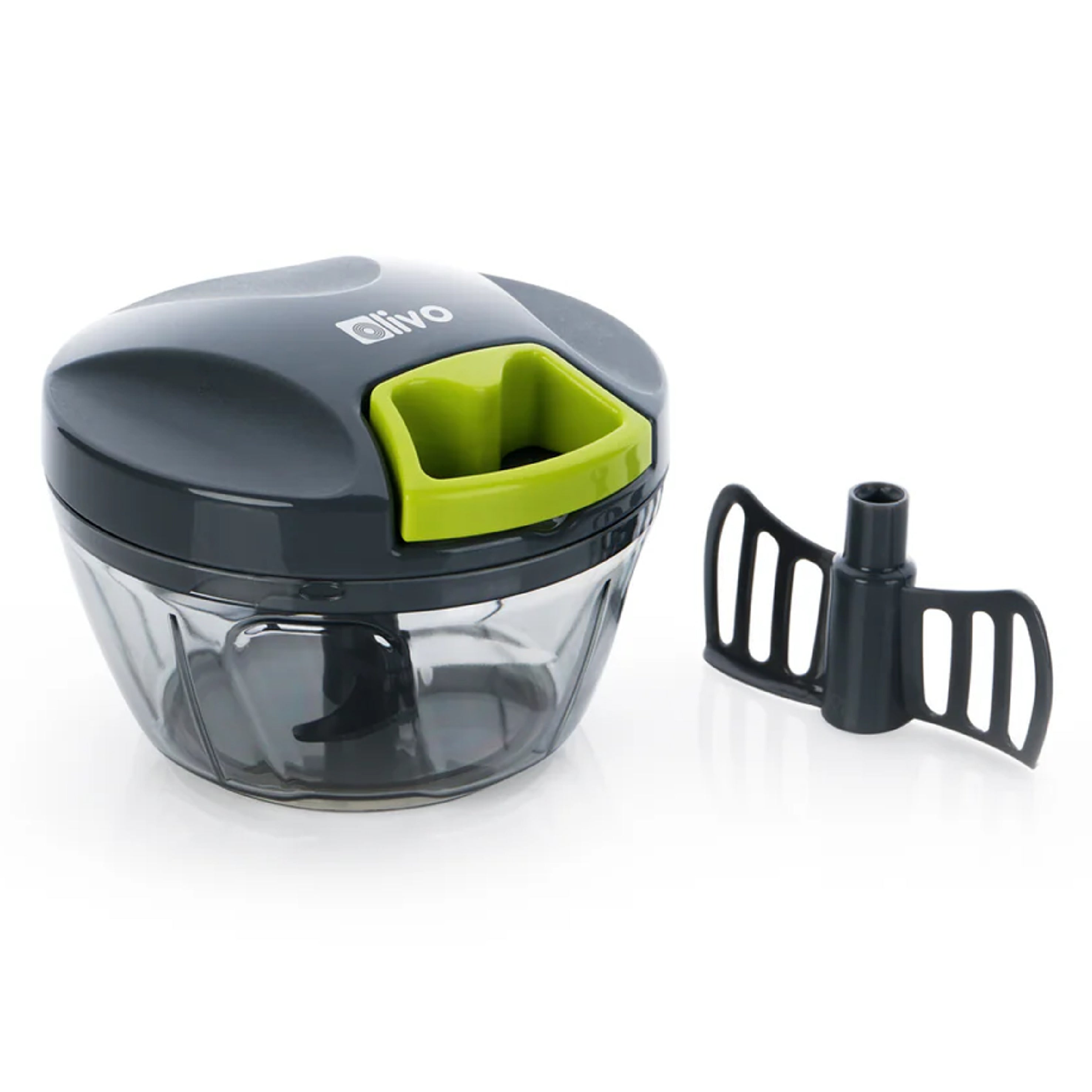 Dụng Cụ Xay Thực Phẩm Đa Năng Mini OLIVO MPC400A – Xay Tỏi Ớt, Xay Thịt, Xay Hạt Nhanh Chóng – Dây Kéo Chắc Chắn – Dung Tích 400ML – Dễ Dàng Vệ Sinh