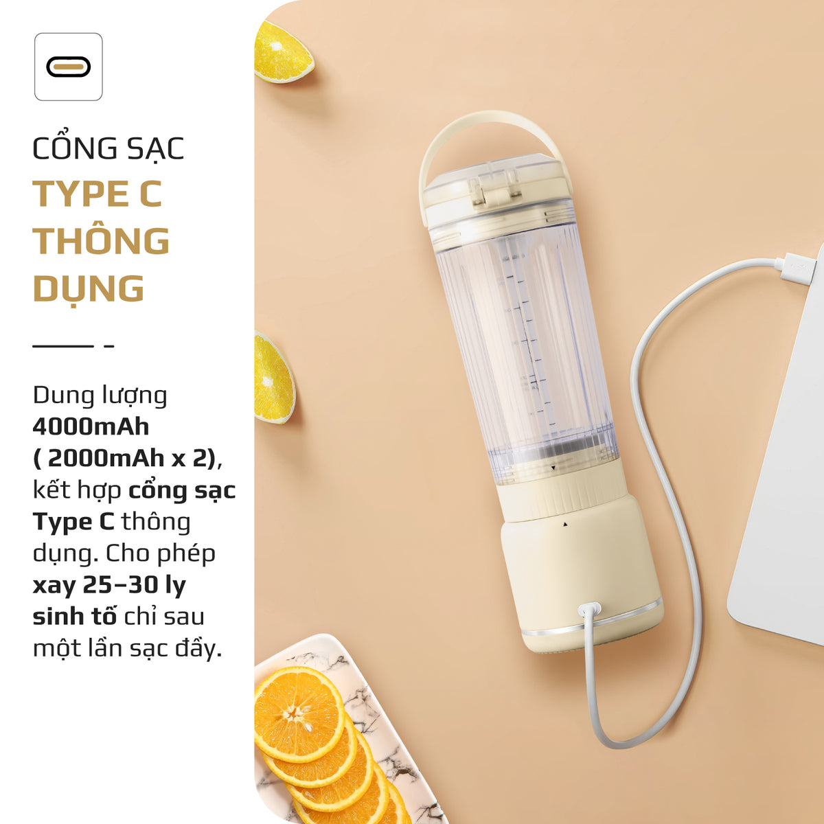 Máy xay sinh tố cầm tay OLIVO PB02