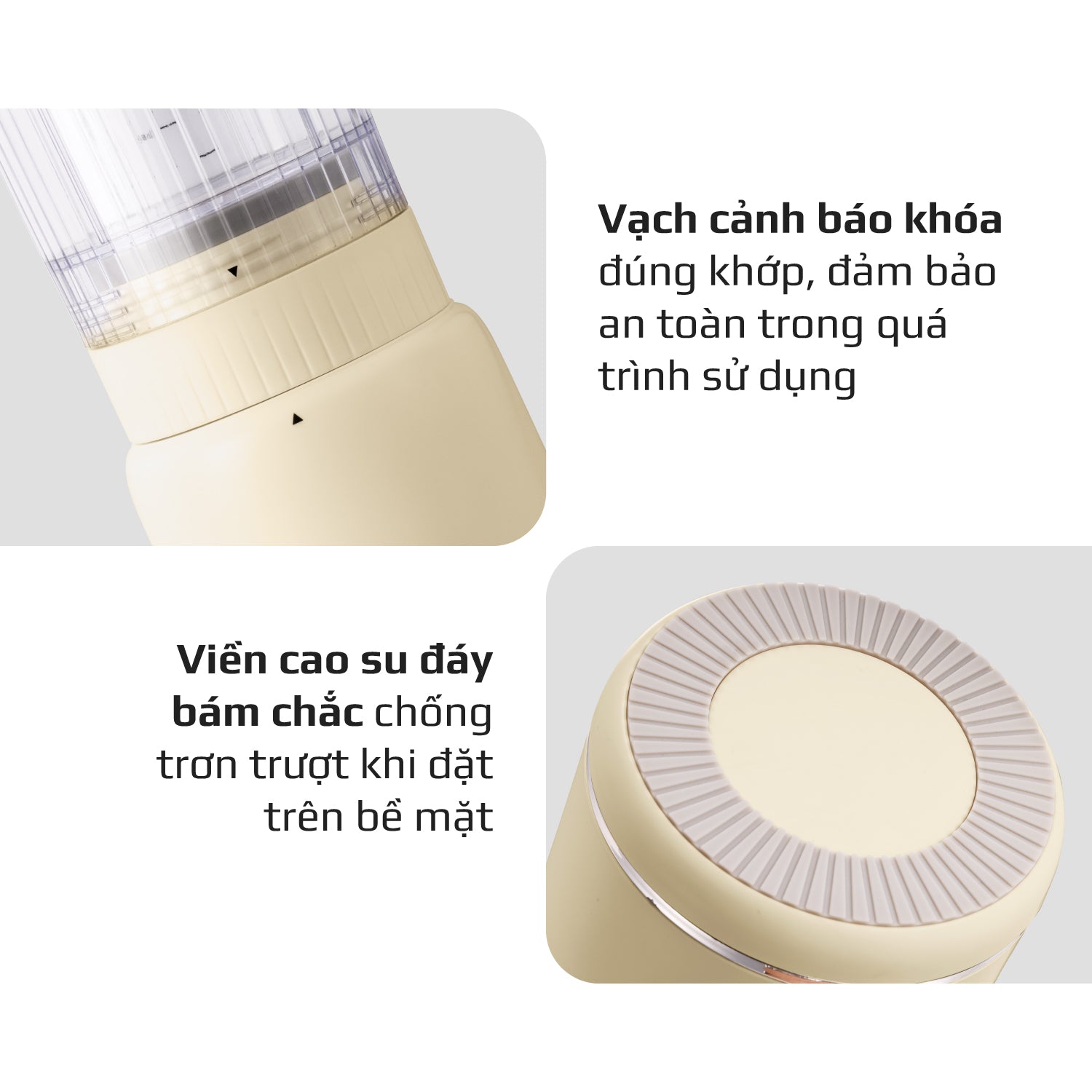 Máy Xay Sinh Tố Cầm Tay OLIVO PB02 - Pin Sạc Bền Bỉ - Nắp Đế Thay Thế - Quai Cầm Tiện Lợi - Dễ Dàng Vệ Sinh - Dung Tích 500ML - Công Suất 100W