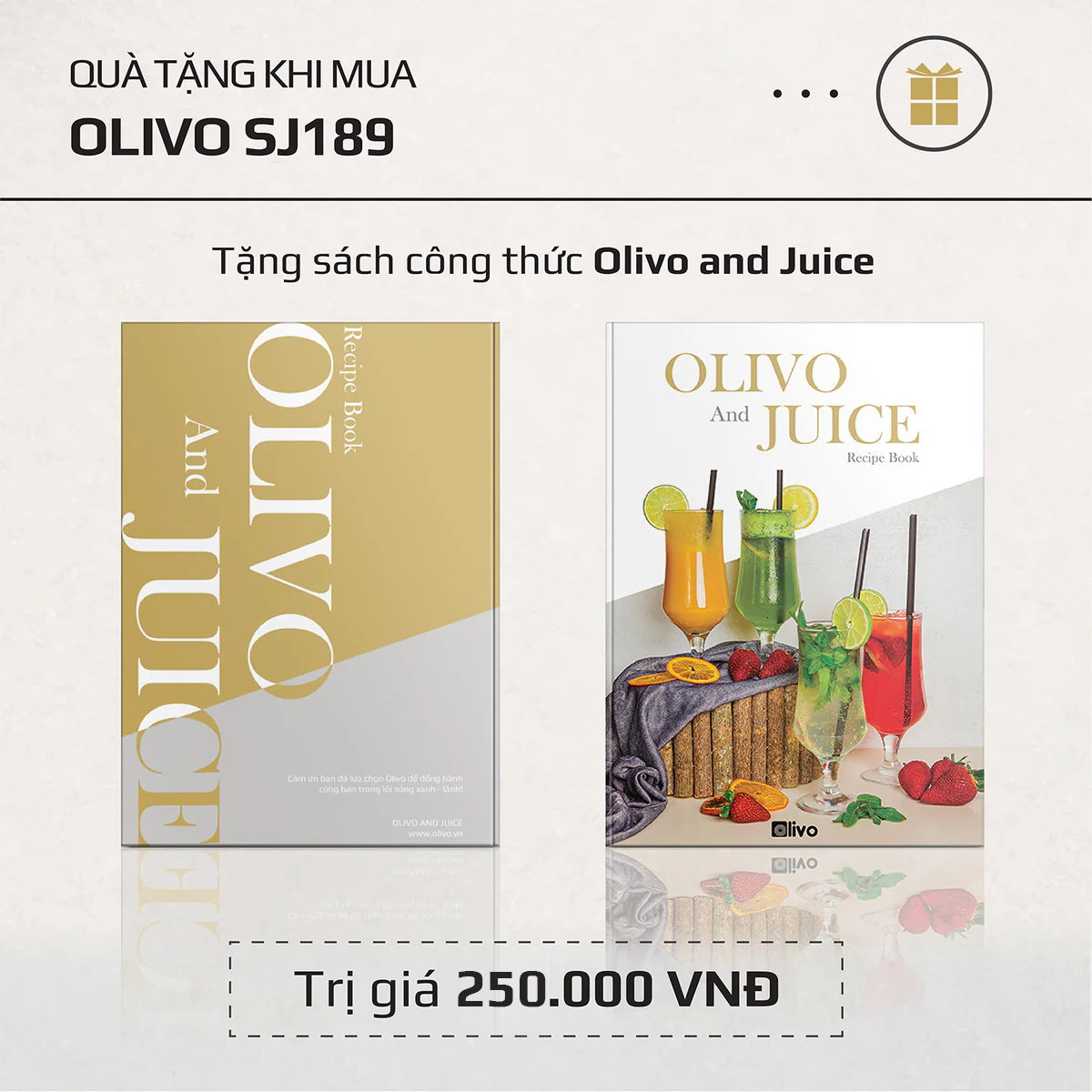 Máy Ép Chậm OLIVO SJ189 Cao Cấp -  Ép Trái Cây - Rau Củ Quả - Làm Kem - BH 10 Năm