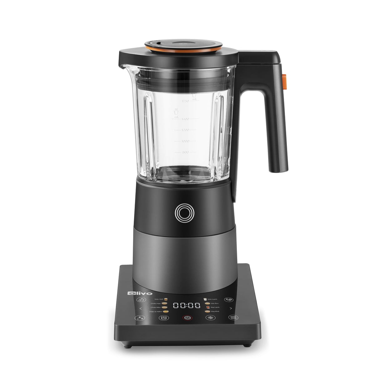 Máy Xay Nấu Đa Năng OLIVO X24 PRO - Đa Chức Năng - Chống Trào Hiệu Quả - Mâm Nhiệt Gốm Chống Dính